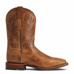 Ariat Men's Circuit Wagner Peak Tan Square Toe Boots 10040327 10 Ariat Men's Circuit Wagner Peak Tan Square Toe Boots 10040327 -Western Cowboy Equipment 0327 side