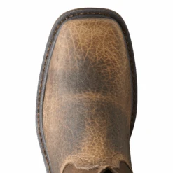 Ariat® Men's Rambler Work Steel Square Toe Earth Brown Boots 10008642 9 Ariat® Men's Rambler Work Steel Square Toe Earth Brown Boots 10008642 -Western Cowboy Equipment 10008642 toe1