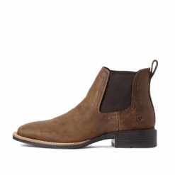 Ariat® Men's Booker Ultra Distressed Tan Square Toe Boots 10031452 -Western Cowboy Equipment 10031452c