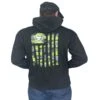 Ariat® Men's Camo Flag Black & Green Hoodie10041729W -Western Cowboy Equipment 10041729WB