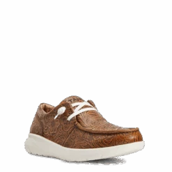 Ariat® Ladies Hilo Floral Emboss Brown Shoes 10042508