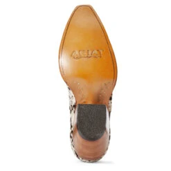 Ariat Ladies Dixon Brown & White Cowhide Ankle Bootie 10033882 -Western Cowboy Equipment 57 25c6f75c 8541 4474 b335 e666427edb1f