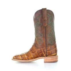 Corral Boots Corral Men's Antique Saddle Caiman Leather Boots A4055 -Western Cowboy Equipment A4055 3
