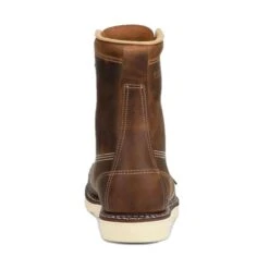 Carolina® Men's Dark Brown Domestic Moc Toe Wedge Work Boots CA8012 -Western Cowboy Equipment CA8012c