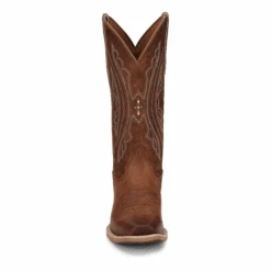 Justin® Ladies Rein Cowhide Leather Tan Square Toe Western Boots L2962 -Western Cowboy Equipment L2962 4