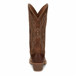 Justin® Ladies Rein Cowhide Leather Tan Square Toe Western Boots L2962 -Western Cowboy Equipment L2962 5