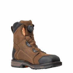Ariat Men's Workhog® XT8" BOA H2O Chocolate Brown Boots 10038922