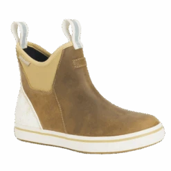 XTRATUF Ladies 6" Tan Leather Ankle Deck Waterproof Boots XWAL-901
