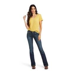 Ariat Ladies Vicky R.E.A.L™ Denim Boot Cut Jeans 10040798 13 Ariat Ladies Vicky R.E.A.L™ Denim Boot Cut Jeans 10040798 -Western Cowboy Equipment S22 WMS WEST 10040798 full