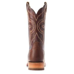 Ariat Men's Broncy Antique Saddle Full QuillSquare Toe Boots 10044419 13 Ariat Men's Broncy Antique Saddle Full QuillSquare Toe Boots 10044419 -Western Cowboy Equipment S23 MNS WEST 10044419 heel