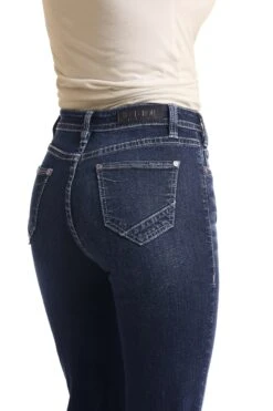 Rock & Roll Denim High Rise Trouser Extra Stretch Jeans W8H4165 -Western Cowboy Equipment W8H4165 C min